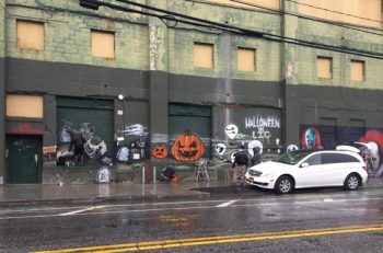 Artists start working on Haunted House