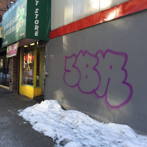 Outside Bill's Liquors