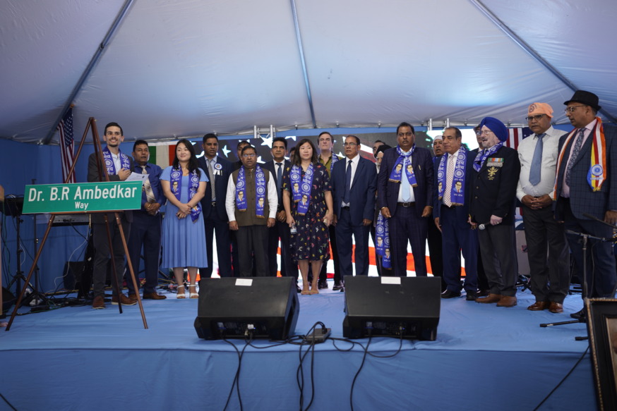 Dr. B.R. Ambedkar Way co-naming (Photo provided by Councilwoman Julie Won)