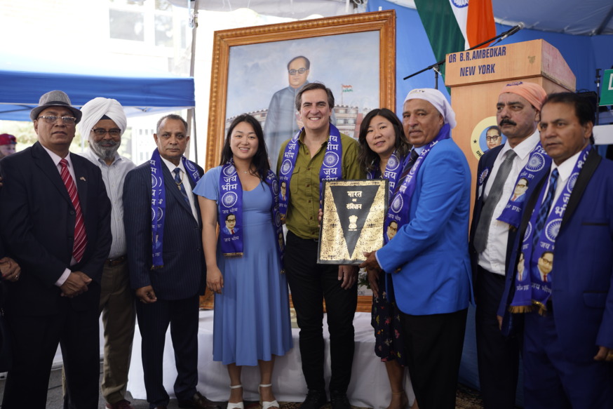 Dr. B.R. Ambedkar Way co-naming (Photo provided by Councilwoman Julie Won)