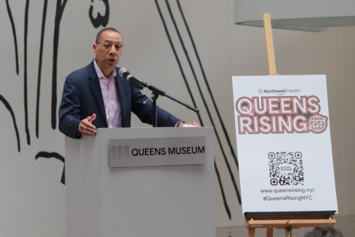 Dennis Walcott, President and CEO of Queens Public Library (Photo by Michael Dorgan, Queens Post)