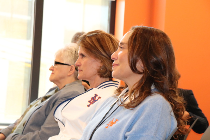 From L to Right: NYS OMH Commissioner Dr. Anne Marie Sullivan. TCCNY CEO Traci Donnelly, and Alexandra Cohen, 