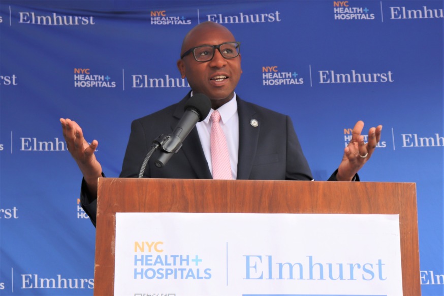 Elmhurst Hospital (Photo by Michael Dorgan)