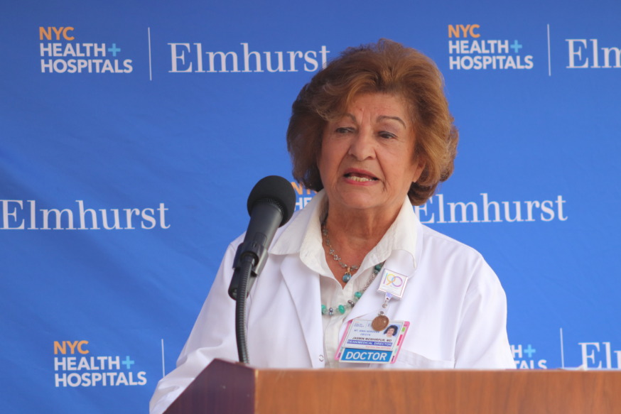 Elmhurst Hospital (Photo by Michael Dorgan)