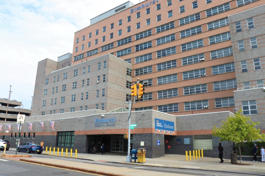 Elmhurst Hospital (Photo by Michael Dorgan)