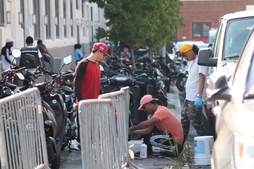 Economic Migrant shelter at 47-11 Austell Place in the Long Island City section of Queens (Photo by Michael Dorgan)