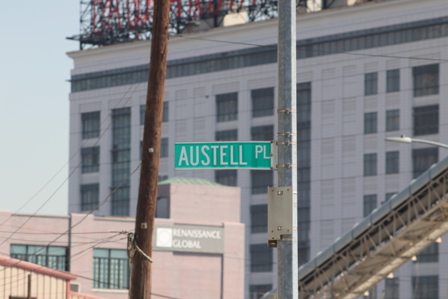 Economic Migrant shelter at 47-11 Austell Place in the Long Island City section of Queens (Photo by Michael Dorgan)