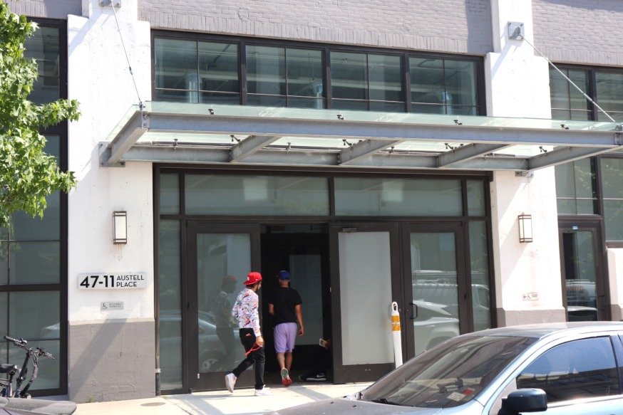 Economic Migrant shelter at 47-11 Austell Place in the Long Island City section of Queens (Photo by Michael Dorgan)