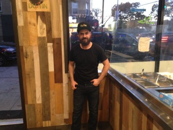 Diab at the renovated restaurant