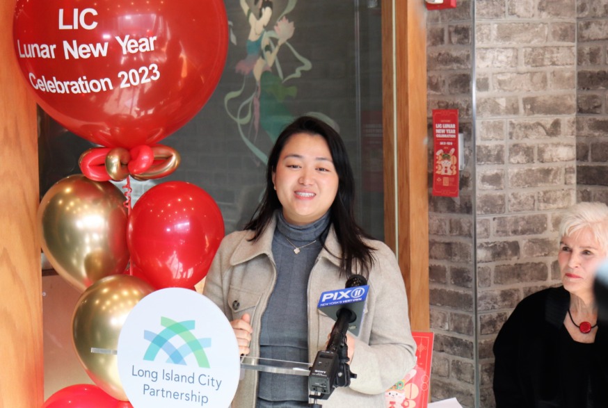Council Member Julie Won, LIC Partnership Lunar New Year Event (Photo by Michael Dorgan, Queens Post)