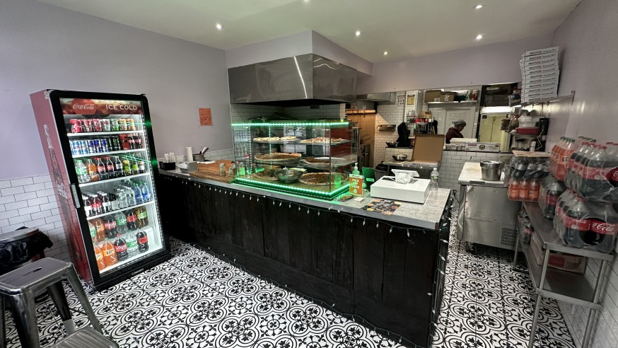 Bros Pizza in Astoria,, located at 32-20 34th Ave. (Photo by Michael Dorgan, Queens Post)