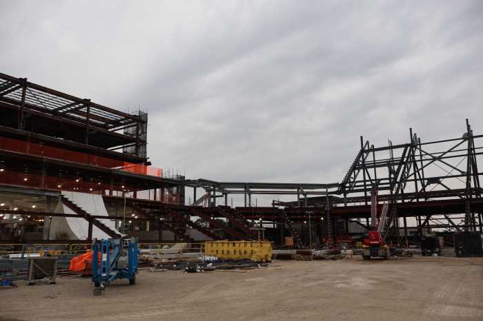 NYCFC's new home at Willets Point is developing rapidly and remains on schedule to be completed by the start of the 2027 MLS season. Photo: Dylan Christie.
