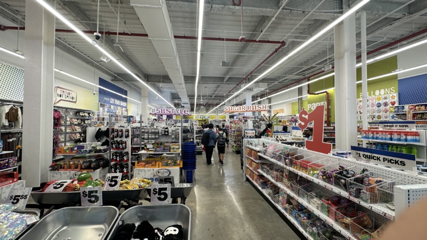 Five Below store, located at 22-13 31st St. in the Ditmars section of Astoria (Photo by Michael Dorgan)