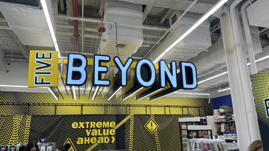 Five Below store, located at 22-13 31st St. in the Ditmars section of Astoria (Photo by Michael Dorgan)