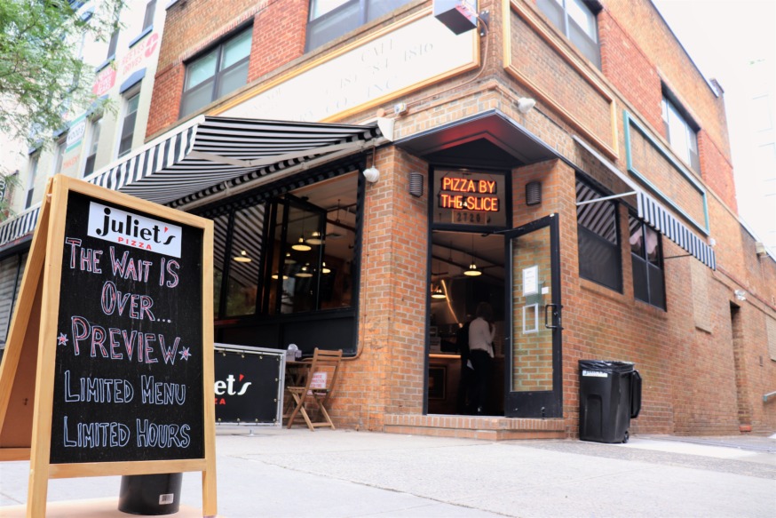 Juliet's pizzeria in Long Island City, Queens (Photo by Michael Dorgan)