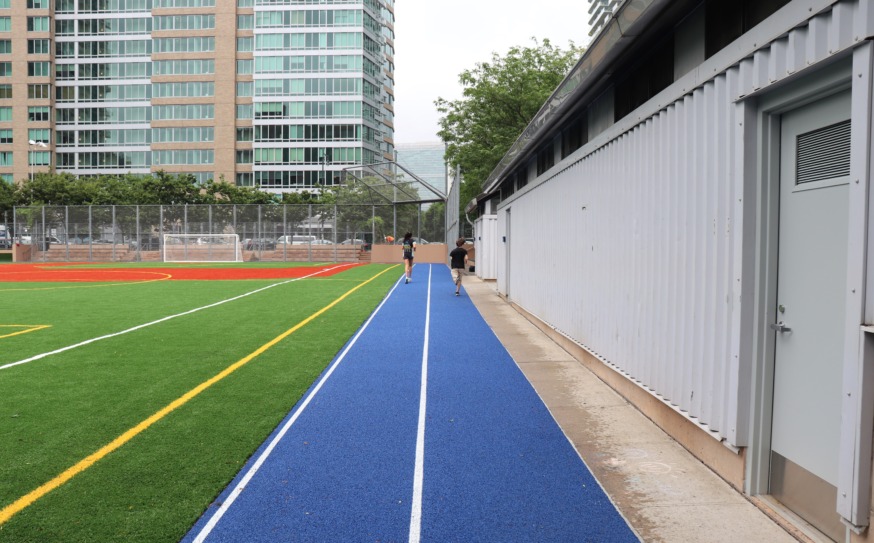 Gantry Plaza State Park Sports Field (Photo Michael Dorgan, Queens Post)