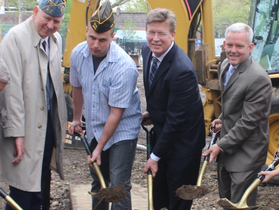 Joe Conley (third from left)