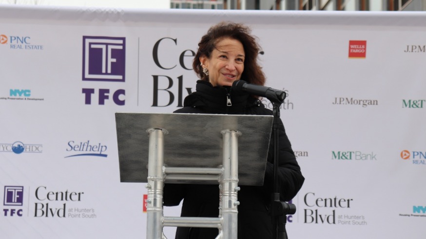Judy Zangwill Executive Director at Sunnyside Community Services (Photo by Michael Dorgan, Queens Post)