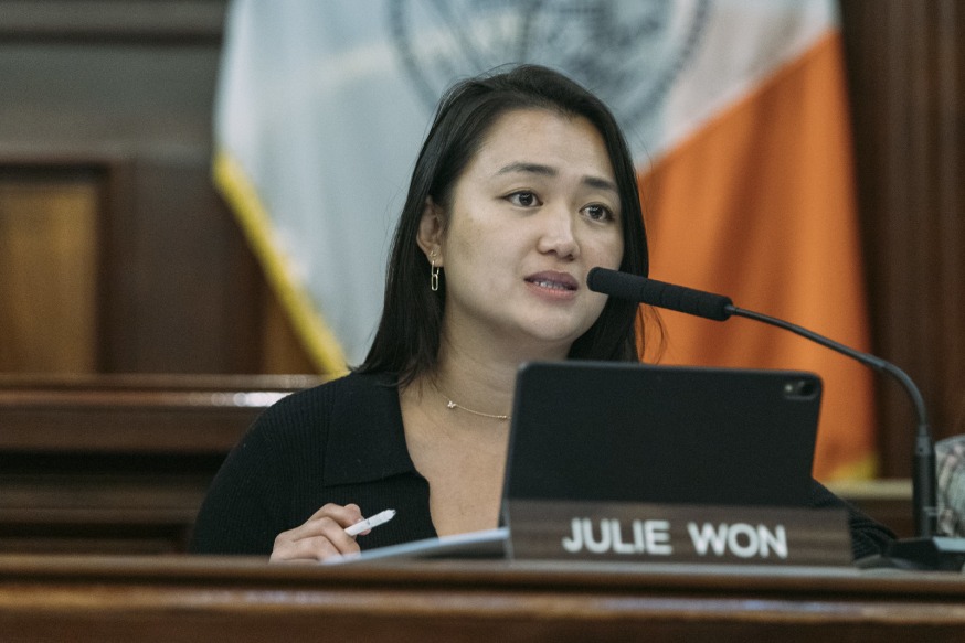 Council Member Julie Won launched her campaign for NY-7 earlier in February.