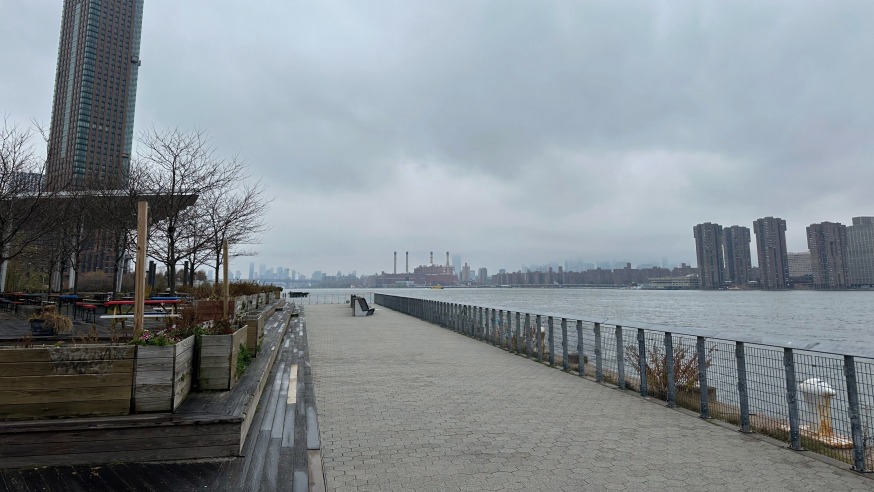 Ferry landing (Photo Michael Dorgan, Queens Post)