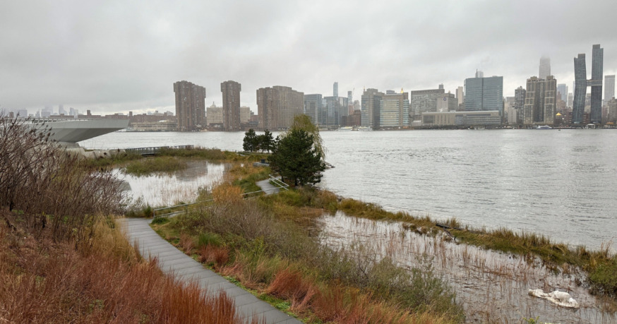 LIC waterfront on Dec. 23, 2022 (Photo by Michael Dorgan)