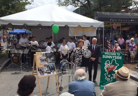 Lily Gavin at the Luke Adams Street Renaming