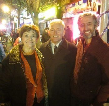 Lily Gavin with Councilman Van Bramer and Gary O'Neil