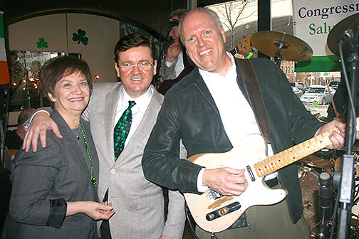 Lily Gavin with Congressman Crowley