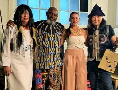 Master-Teachers-from-Africa-Asia-Latin-America-and-Native-America-teach-children-ages-8-12-at-Paintbrushes-Not-Guns-left-to-right_-Phoebe-Songbundle-Legere-Abenaki-Salieu-Suso-Gambia-Maria-Raquel-Colum-e1680724937178