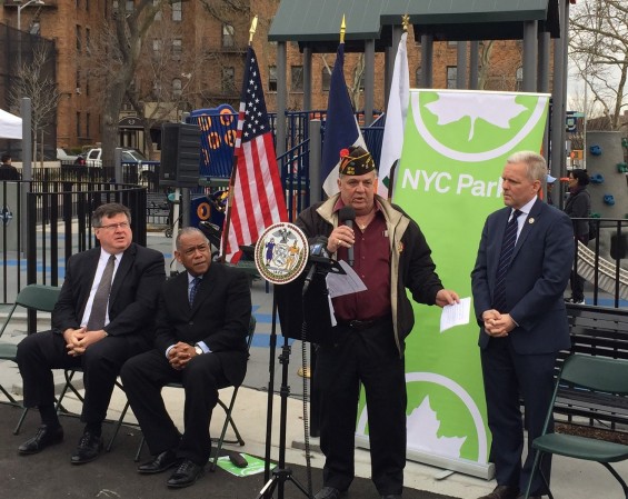 Mike Smith, a Vietnam vet and head of VFW 2813 in Sunnyside