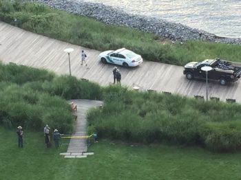 State Park Police at Gantry Plaza August 3
