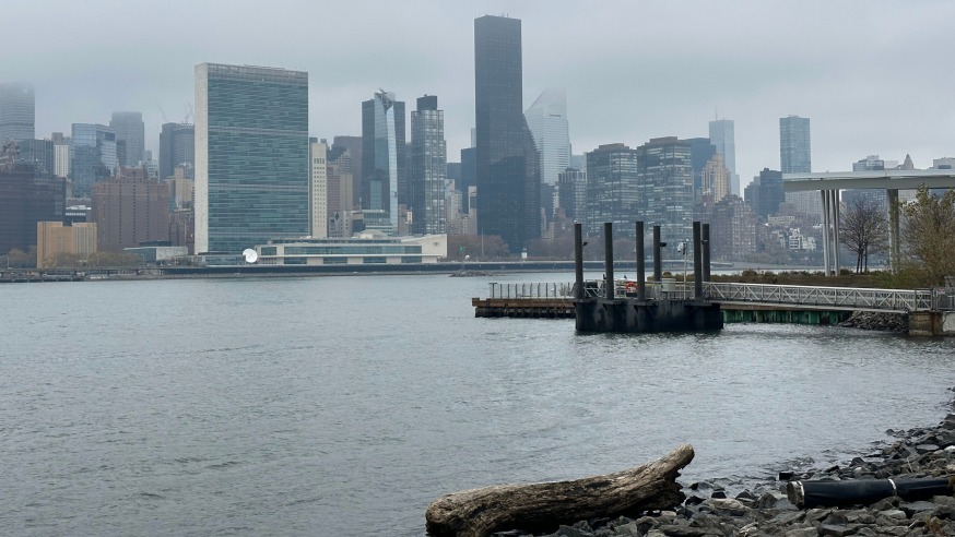 Ferry landing (Photo Michael Dorgan, Queens Post)