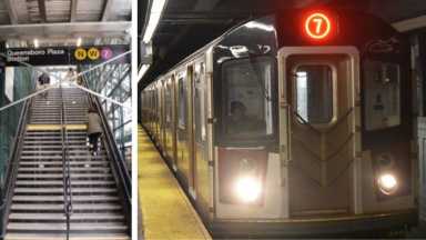 Queensboro-Plaza-entrance-and-a-7-train-entering-Queensboro-Plaza-R-Photos-Michael-Dorgan-L-and-Wikipedia-R-700×394-1