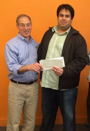 Seth Bornstein, Executive Director of QEDC, with Richard M
