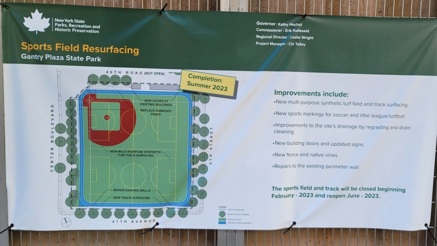  Schematic (Photo: Michael Dorgan, Queens Post)