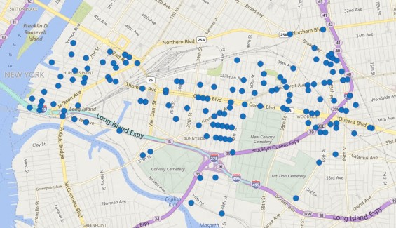 Major crimes in the 108 Precinct this year