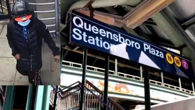 The-suspect-and-Queensboro-Plaza-Station-NYPD-and-Michael-Dorgan-Queens-Post