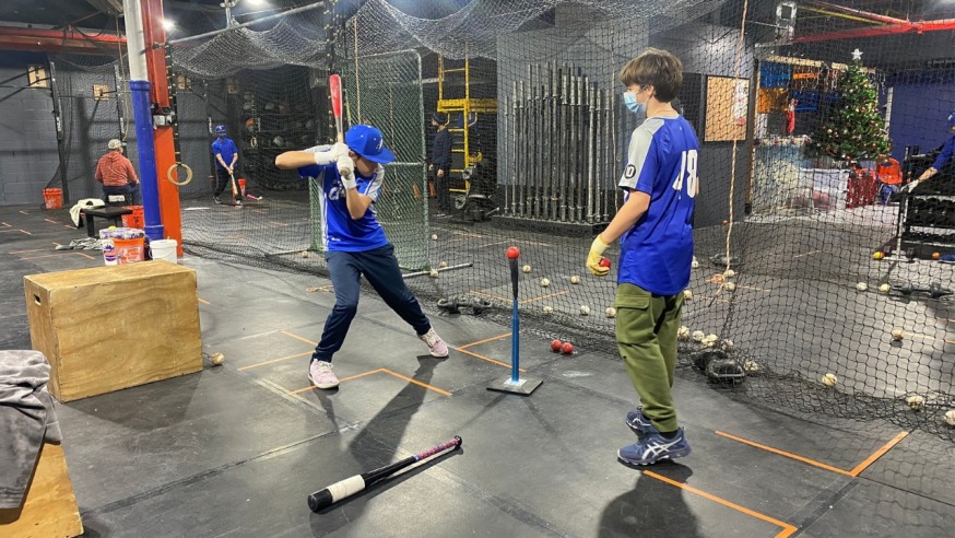 Travel team training at Sunnyside Strong (Photo provided by Michael Seewald ) 