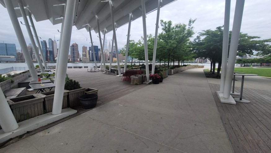 LIC Landing, Hunters Point South Park, photo taken on May 24, 2022 (Photo By Michael Dorgan, Queens Post)
