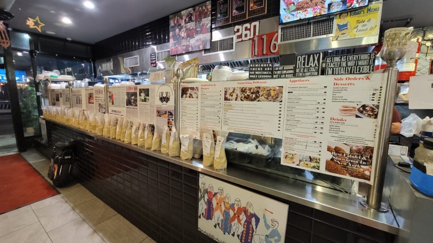 King Of Falafel & Shawarma (Photo by Michael Dorgan, Queens Post)