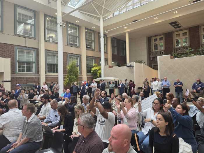 Community members applauded the decision. Photo: Shane O'Brien.