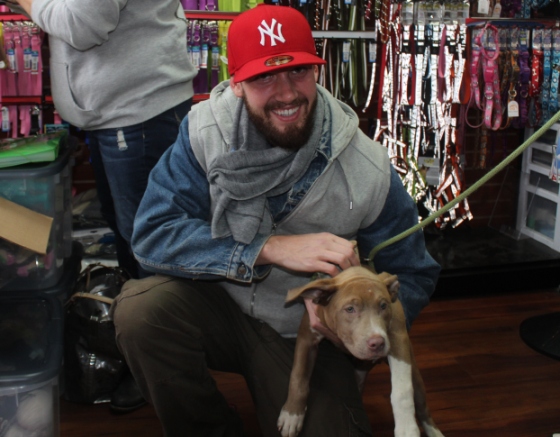 James Abram with Hercules