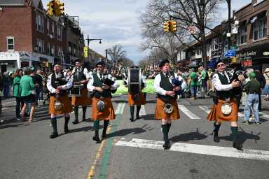 Over 1,000 people line the streets of Bell Boulevard every year for the Bayside St. Patrick’s Day Parade.
