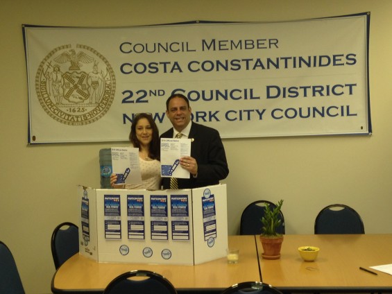 Costa Constantidies and his wife