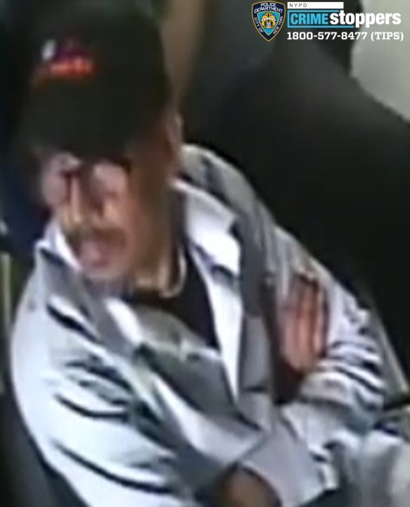Cops are looking for the suspect who allegedly groped a 20-year-old woman onboard a Q65 bus on Hillside Avenue in Jamaica Hills.
