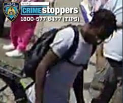 Police said the suspect didn't stop to check on the elderly woman who struck her head on the roadway.