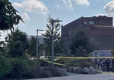 The body of a dead man was pulled from Newtown Creek off Hunters Point South Park in Long Island City.