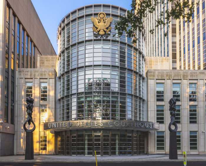 A former NYPD officer from Bellerose was sentenced in Brooklyn federal court to three years in prison for defrauding millions of dollars from investors.