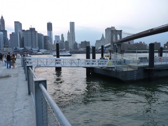 Floating dock for East River ferry in Brooklyn Bridge Park (photo source: mcbrooklyn)