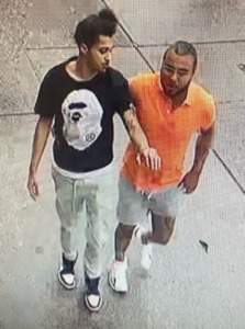 Police say they are searchinf gor the man in the black t-shirt